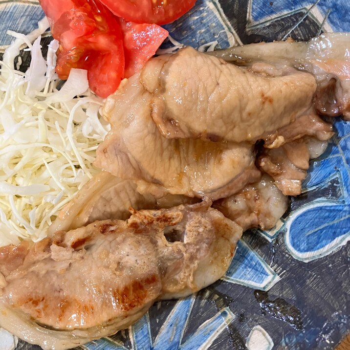 甘い生姜焼き
